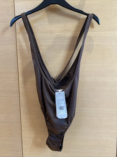 Adidas brown black leotard - brown/black,